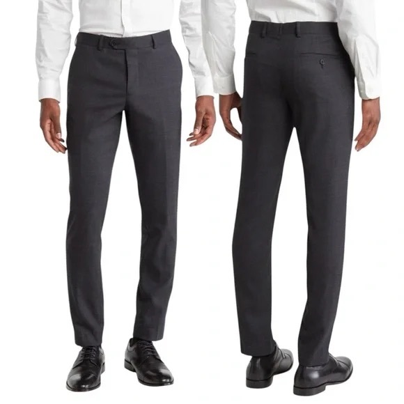 NWT Penguin Osmans Dress Pants Charcoal Gray Sz 40 - Picture 1 of 10